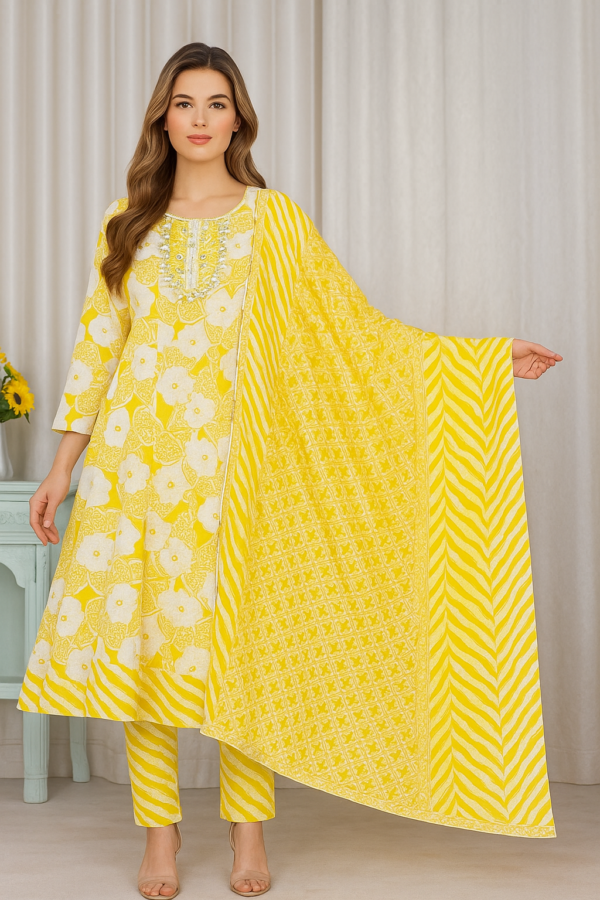 sunshine yellow floral