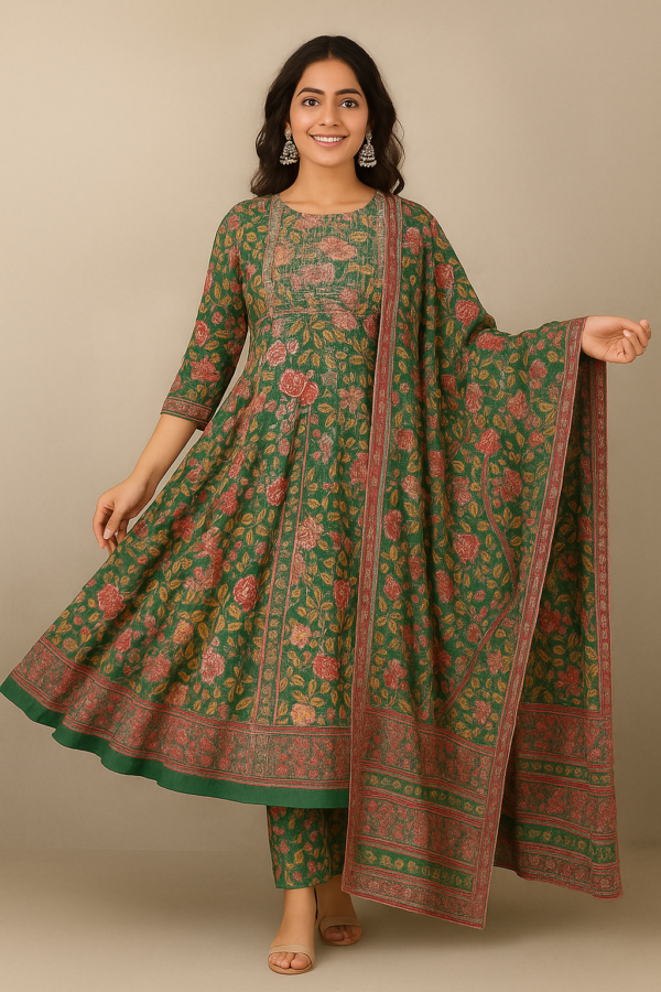 Royal Green Floral